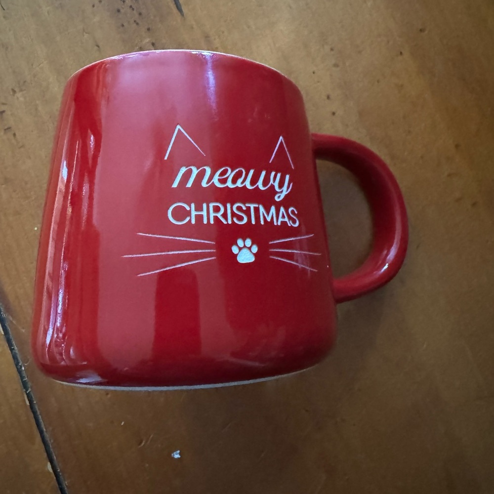 Time & place Meowy Christmas cat mug